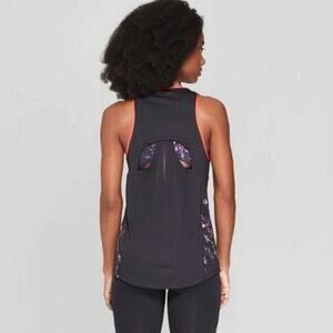 Champion Tank Top Small Duo‎ Dry Mesh Abstract Running Reflective Breathable